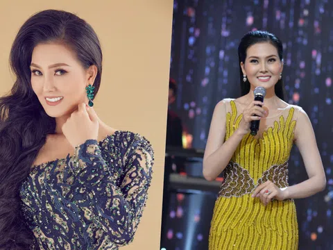 Hoa hậu Kim Thoa ăn mừng nút Bạc Youtube