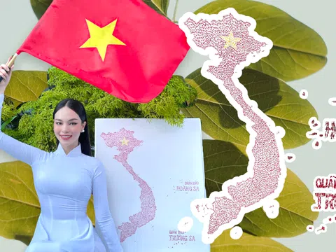 Hoàng Hương Ly đưa bản đồ có Hoàng Sa, Trường Sa đến với Hoa hậu Du lịch Quốc tế 2021