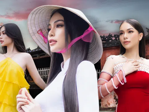 Hoàng Hương Ly quảng bá du lịch Hội An tại Hoa hậu Du Lịch Quốc tế 2021