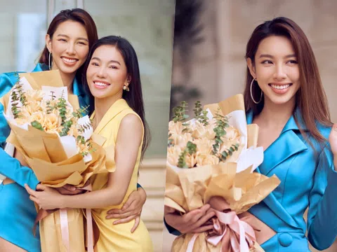 Hình ảnh đầu tiên của Hoa hậu Hòa bình Quốc tế Thùy Tiên tại Việt Nam