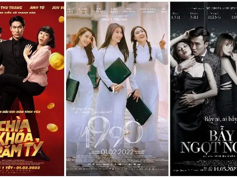 4 phim Việt ấn định lịch ra rạp Tết Nhâm Dần 2022