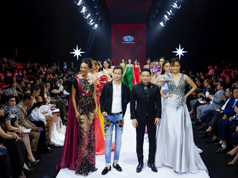 Mâu Thuỷ, Kim Duyên cùng dàn ứng viên Hoa hậu Hoàn vũ Việt Nam tỏa sáng trong BST Giai Nhân