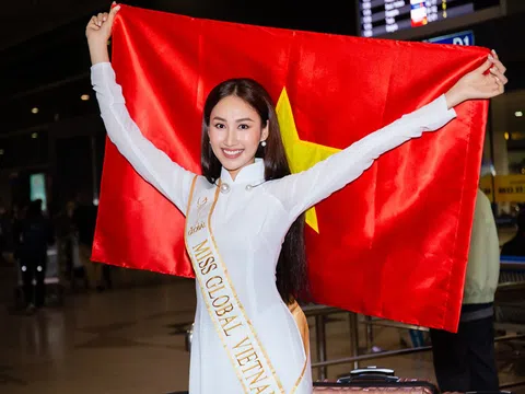 Đoàn Hồng Trang lên đường thi Miss Global 2022