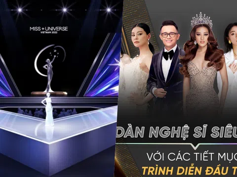 Bật mí sân khấu chuẩn quốc tế đêm thi bán kết Hoa hậu Hoàn vũ Việt Nam 2022