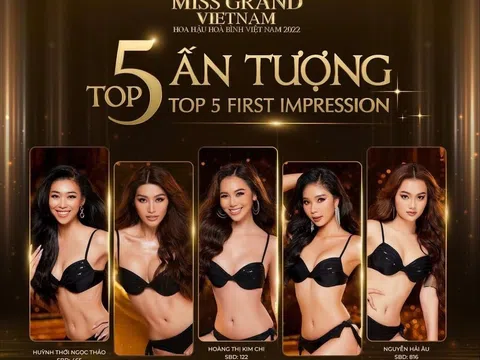 Lộ diện Top 5 ấn tượng Miss Grand Vietnam 2022