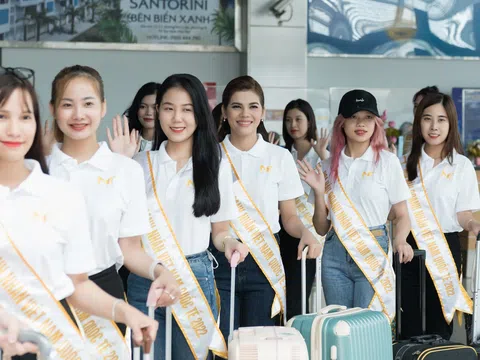 Thí sinh Hoa hậu Doanh nhân Việt Nam Quốc tế 2022 thăm di tích quốc gia Tháp Nhạn