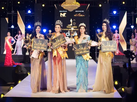 Ứng xử tiếng anh lưu loát, Trần Diễm My đăng quang Hoa hậu Doanh nhân Việt Nam Quốc tế 2022