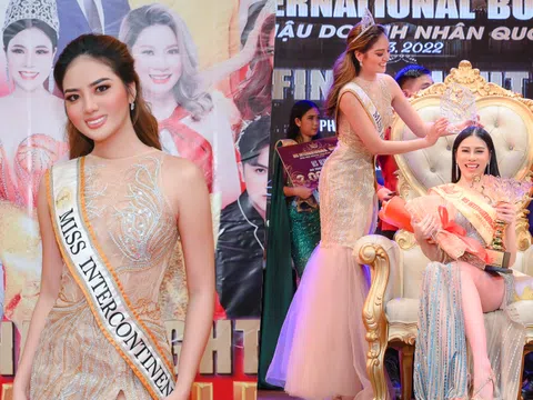Mi Hường đăng quang Hoa hậu Doanh nhân Quốc tế 2022 tại Philippines