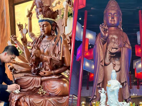Lâm Tường Quân: Người thầm lặng trao truyền lửa nghề điêu khắc tượng Phật
